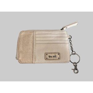 The sak Iris card holder 6” x 4” zipper closure with keychain EUC